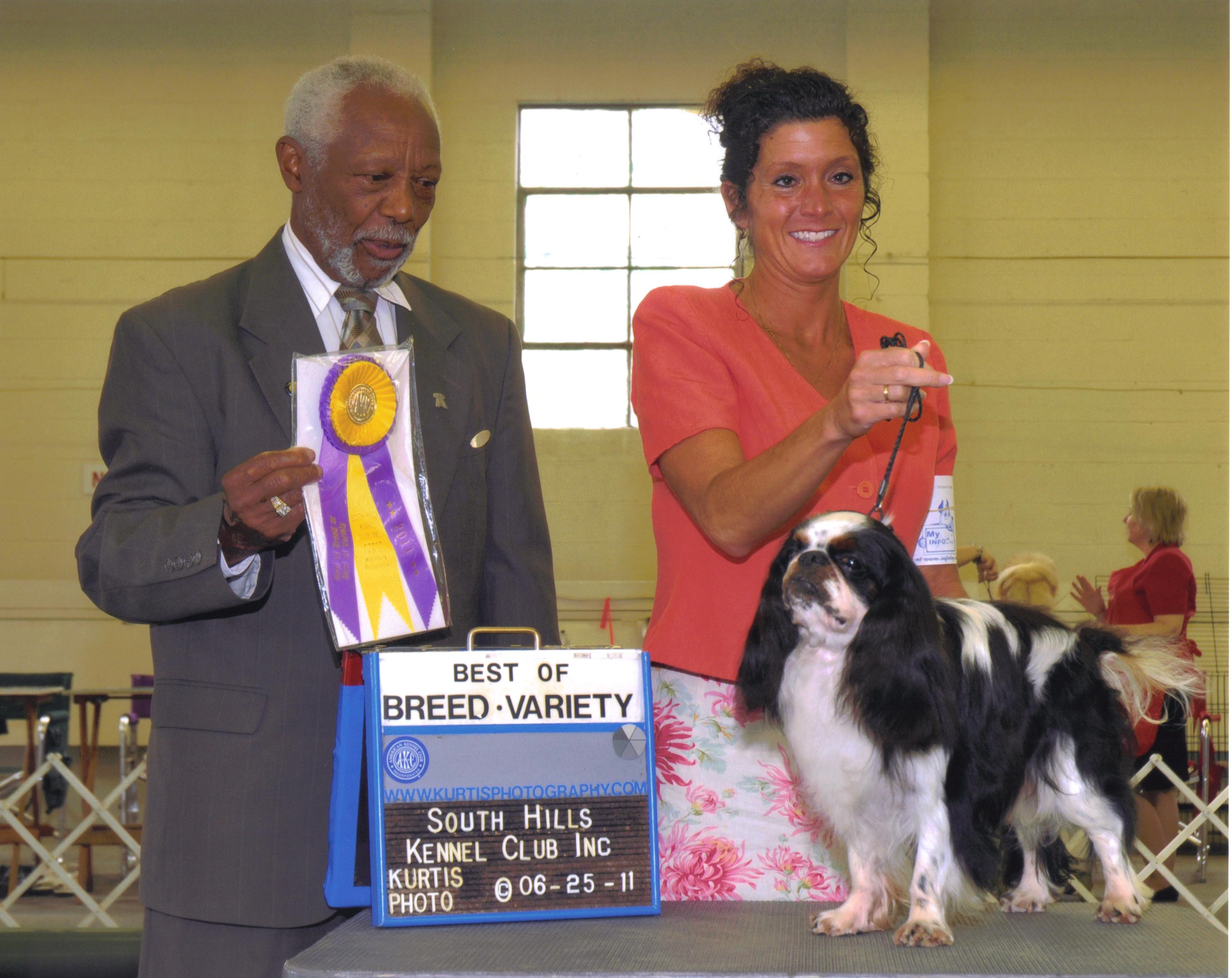 A nice breed win from judge Eugene Blake